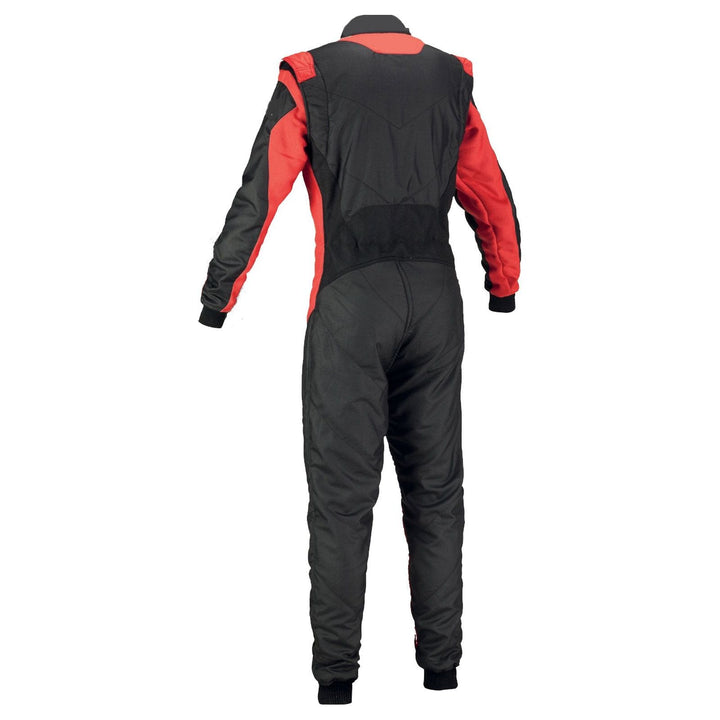 Black / Tomato Go-Kart Racing Suit-Bestracewear