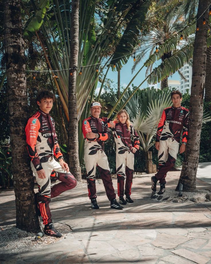 2025 F1 Racing Costume Worn by George Russell & Andrea Kimi Antonelli - Miami GP SpeedX Gear