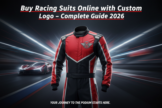 custom racing suit with logo front view The Best Racewear