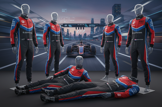 Custom Formula 1 suit breathable multi-layer fabric