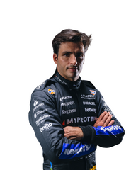 2025 Carlos Sainz Jr Las Vegas GP F1 Racing Suit - Bestracewear