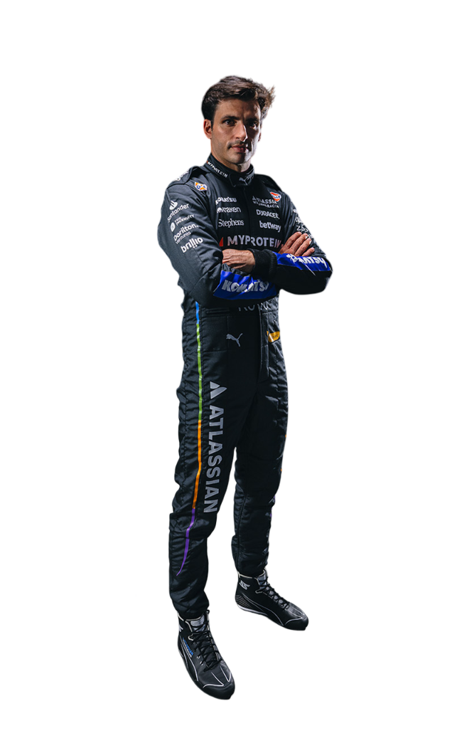 2025 Carlos Sainz Jr Las Vegas GP F1 Racing Suit - Bestracewear