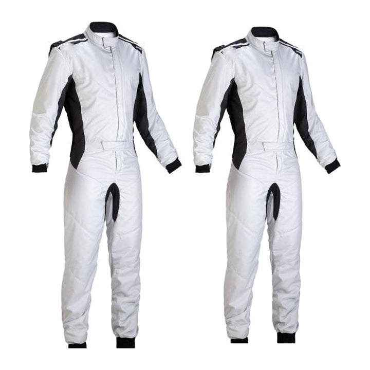 White Go Karting Racing Suit - Best Race Wear