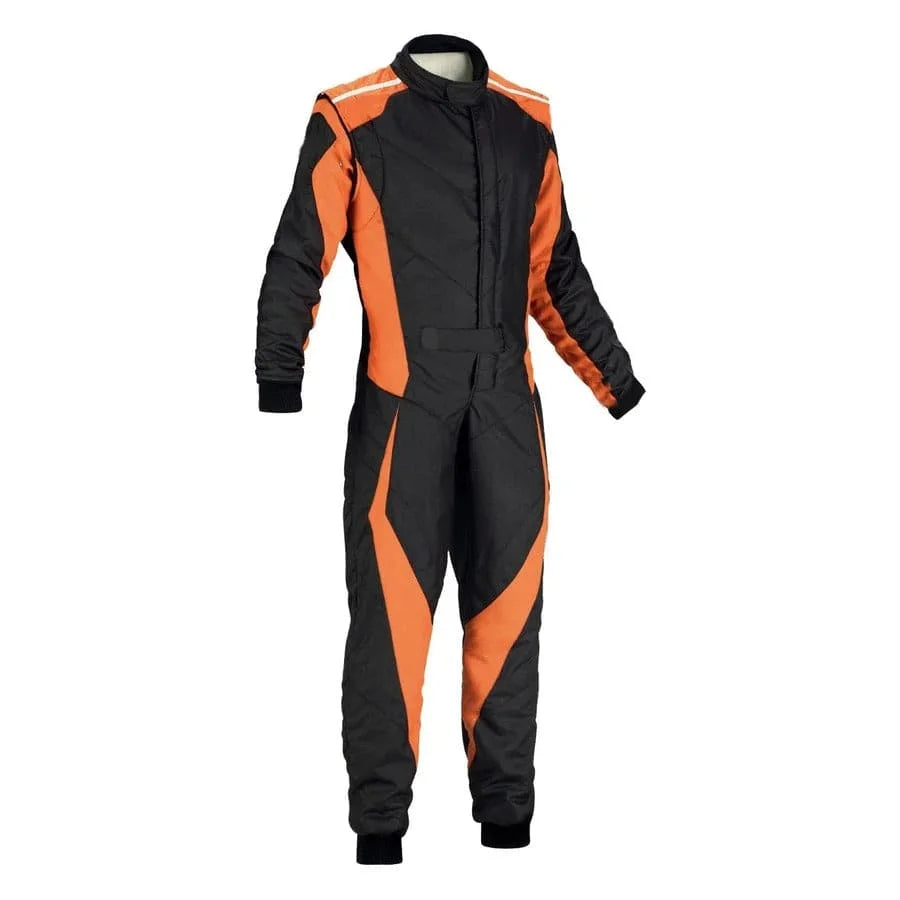 Black and Orange Go Karting Racing Suit - Bestracewear