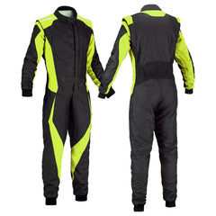 Black & Green Go Kart Racing Suit - Best Race Wear