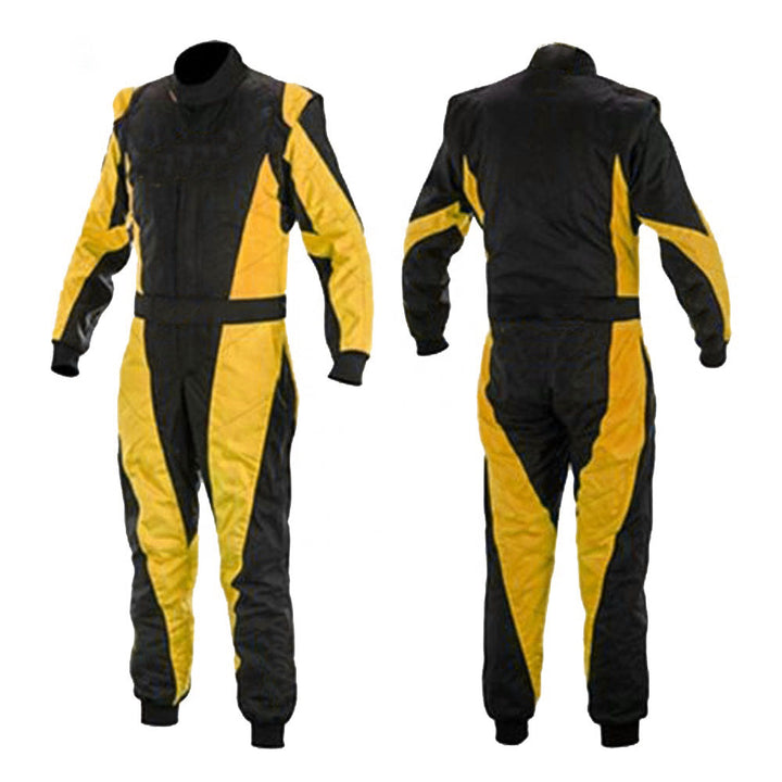 Black & Yellow Go-Kart Racing Suit Bestracewear