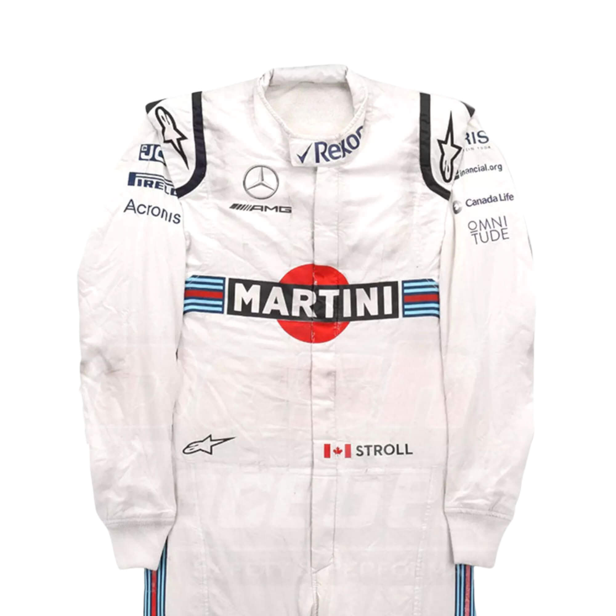 Lance Stroll 2018 F1 racing suit – front close view with dynamic styling and professional finish-Bestracewear