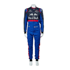 Pierre Gasly 2018 F1 suit – front view showcasing race-ready style and attention to detail, ideal for memorabilia collections.Bestracewear