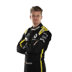 Nico Hülkenberg 2019 F1 suit – side view highlighting a clean, modern design with dynamic race-inspired detailing-Bestracewear