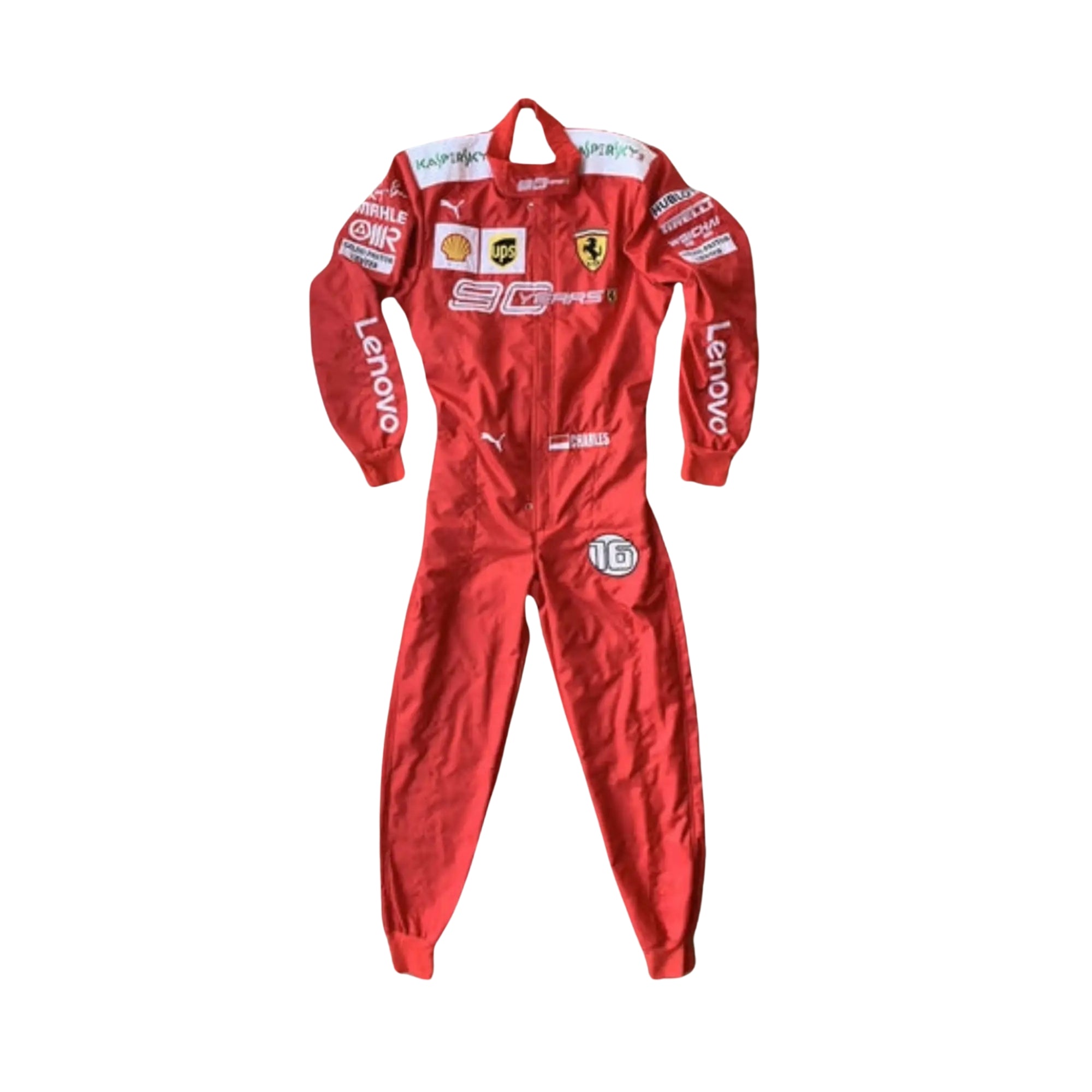 2019 Charles Leclerc Scuderia 90 years f1 Racing Suit-BestRaceWear