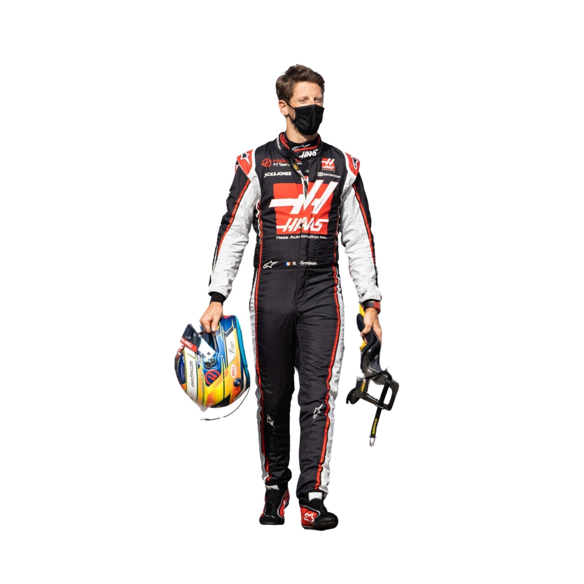 2020_Romain_Grosjean_Austrian_GP_F1_Racing_Suit-Bestracewear – detailed race-day design