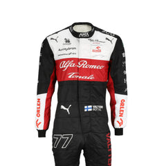 Front close up view of 2020_Valtteri_Bottas_F1_Racing_Suit-_Bestracewear – clean and modern design with bold race-day styling