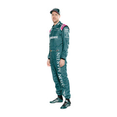 2021 Sebastian Vettel F1 Racing Suit from Bestracewear, Protective Fabric, Long Sleeves, Precision Stitching