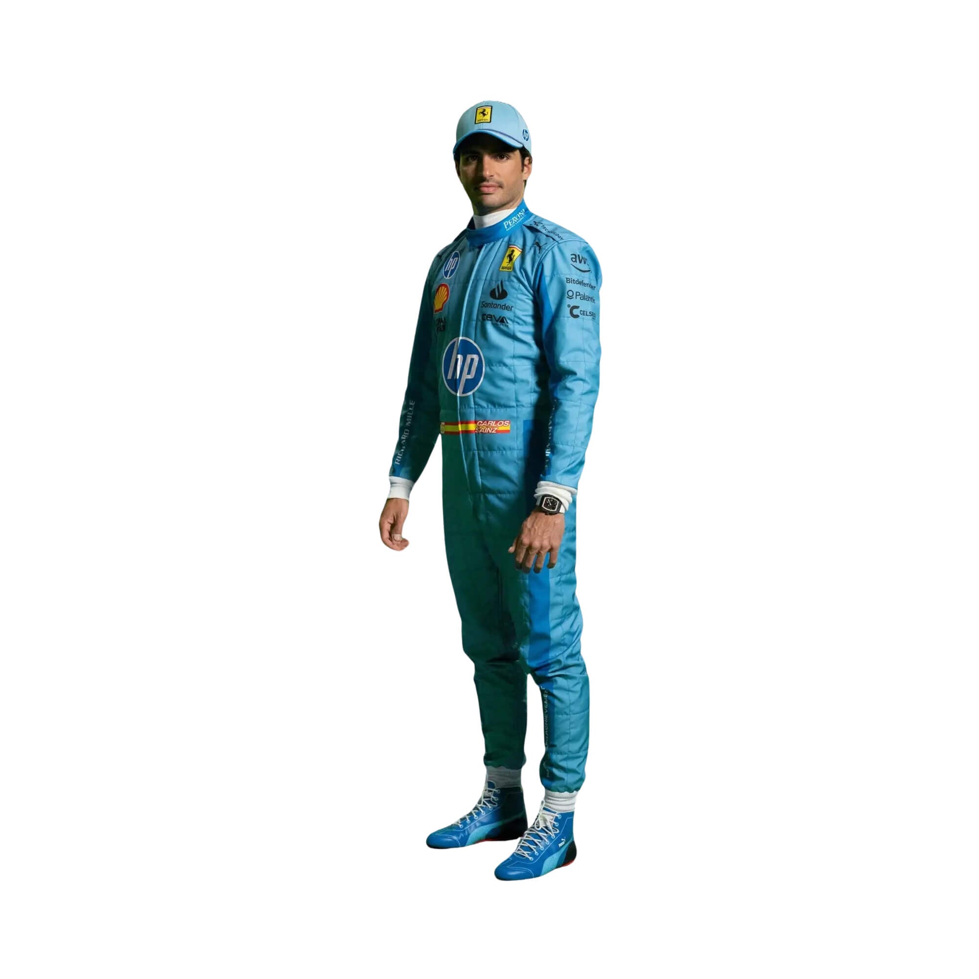 2024 Carlos Sainz Miami GP F1 Racing Suit - Best Race Wear