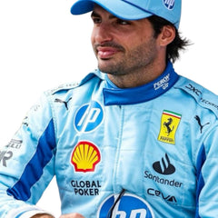 2024 Carlos Sainz Miami GP F1 Racing Suit - Best Race Wear