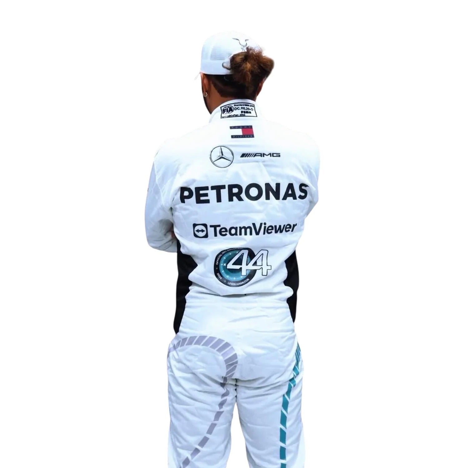 2024 George Russell & Lewis Hamilton Qatar GP F1 Racing Suit - Bestracewear