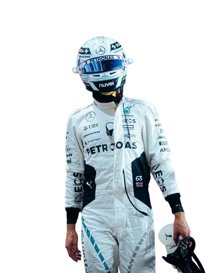 2024 George Russell & Lewis Hamilton Qatar GP F1 Racing Suit - Bestracewear