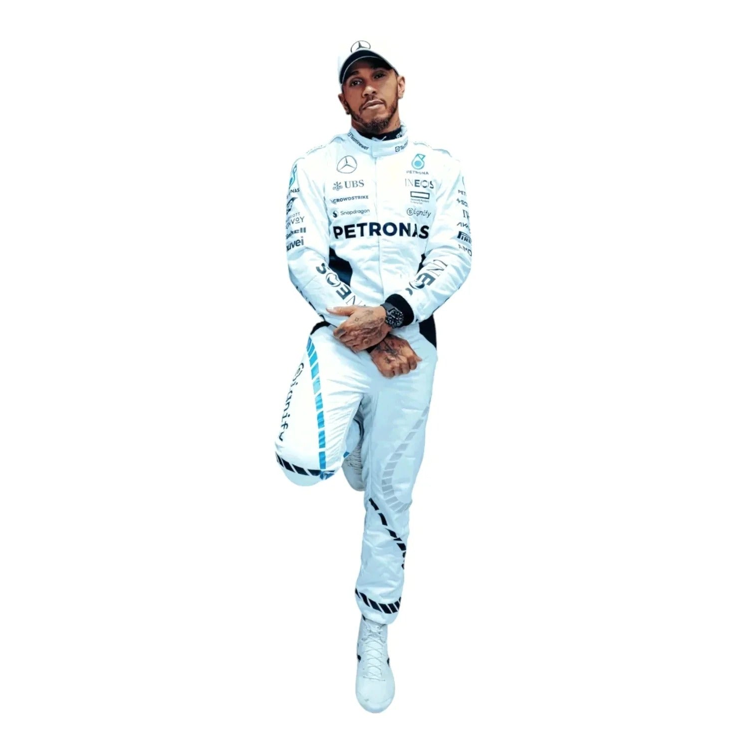 2024 George Russell & Lewis Hamilton Qatar GP F1 Racing Suit - Bestracewear