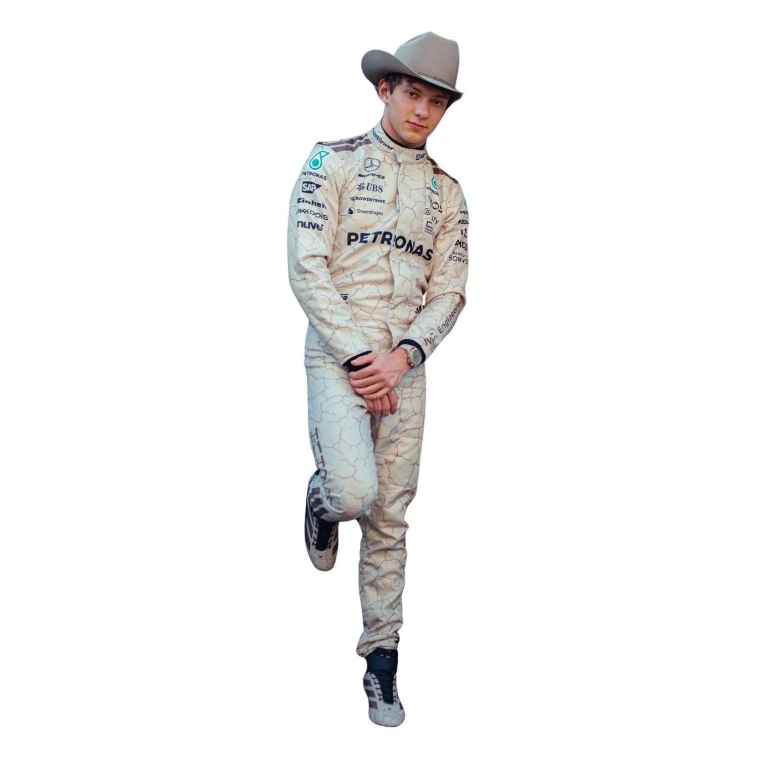2025 George Russell & Andrea Kimi Antonelli USA Austin GP F1 Racing Suit - Bestracewear