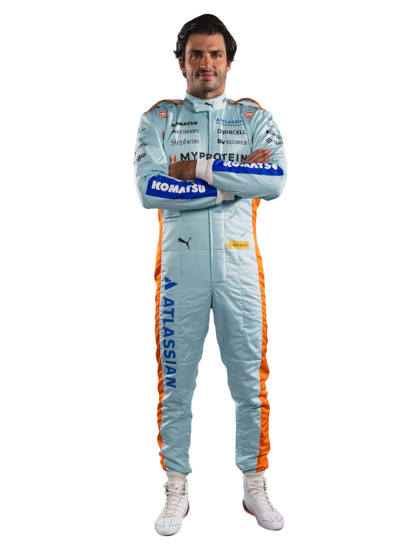 2025 Alex Albon & Carlos Sainz Jr Brazillian GP F1 Racing Suit - Bestracewear