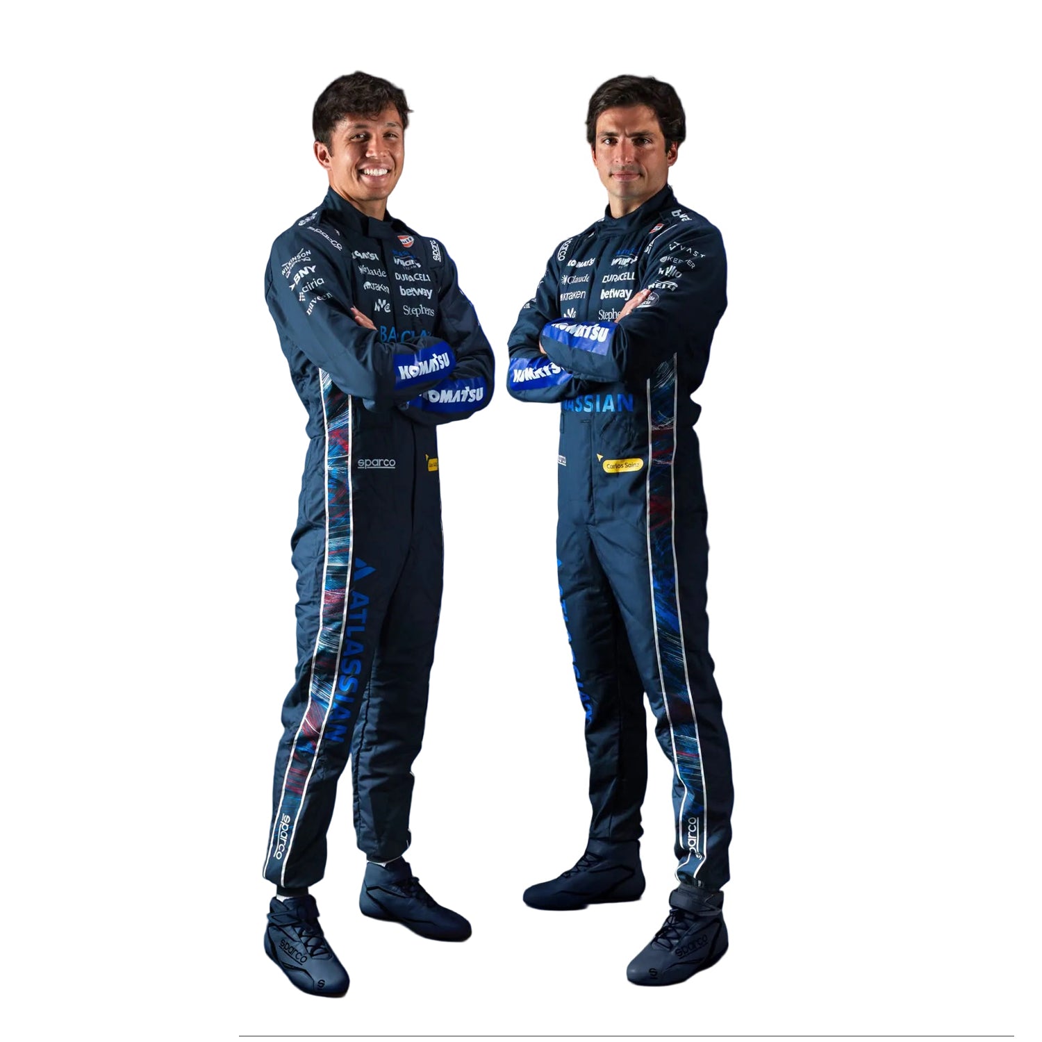 2026 Carlos Sainz Jr. & Alex Albon British GP F1 Racing Suit - Bestracewear