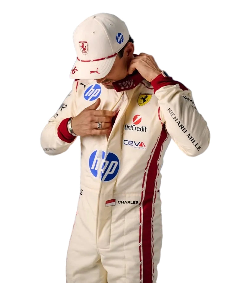 2026 Charles Leclerc Monaco GP F1 Racing Suit - Bestracewear