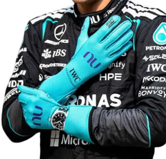 2026 George Russell Mercedes F1 Racing Gloves - Bestracewear