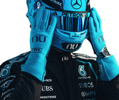 2026 George Russell Mercedes F1 Racing Gloves - Bestracewear