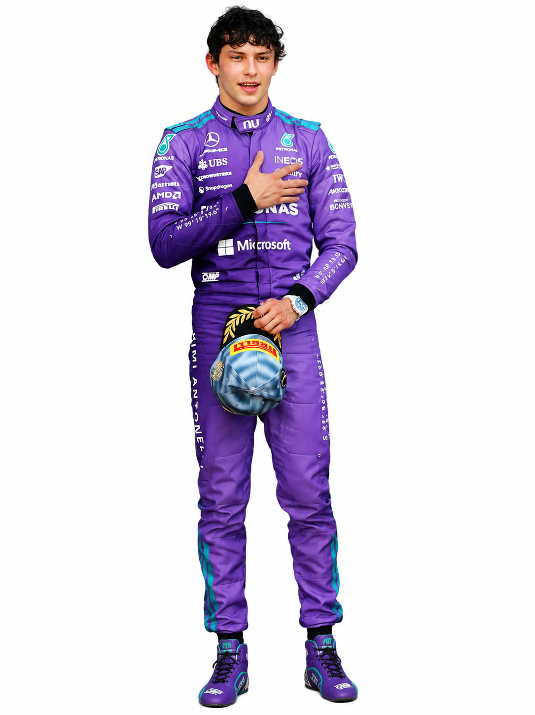 2026 George Russell & Kimi Antonelli Miami GP F1 Racing Suit-  Bestracewear