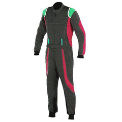 Black / Red  Go Kart Racing Suit - Bestracewear