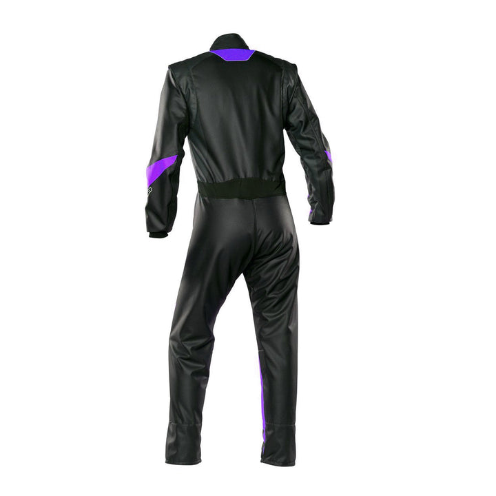 Black & Violet Go Kart Racing Suit - Best Race Wear