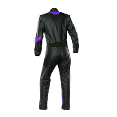 Black & Violet Go Kart Racing Suit - Best Race Wear