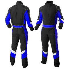 Black / Blue Go Karting Suit - Bestracewear