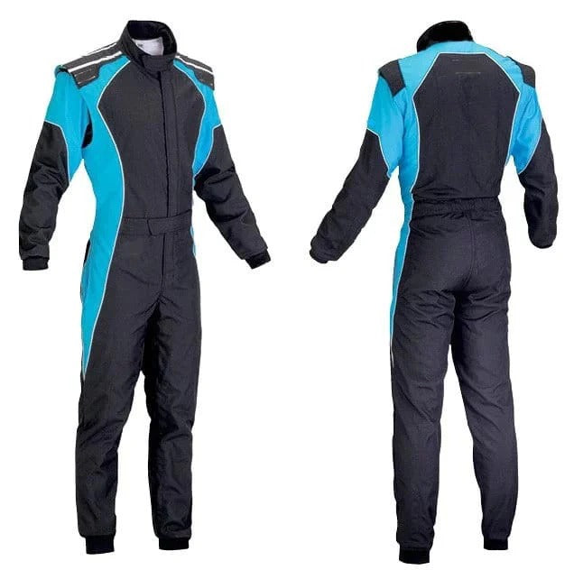 Black & Blue Go Karting Suit - Bestracewear