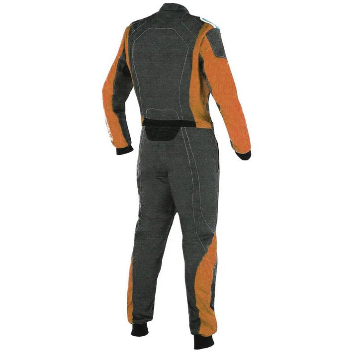 Black / Brown Go Kart Racing Suit - Bestracewear