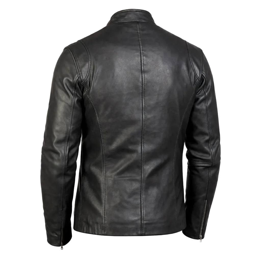  Black Leather Jacket - Bestracewear