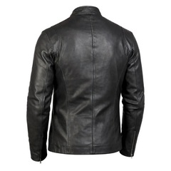  Black Leather Jacket - Bestracewear
