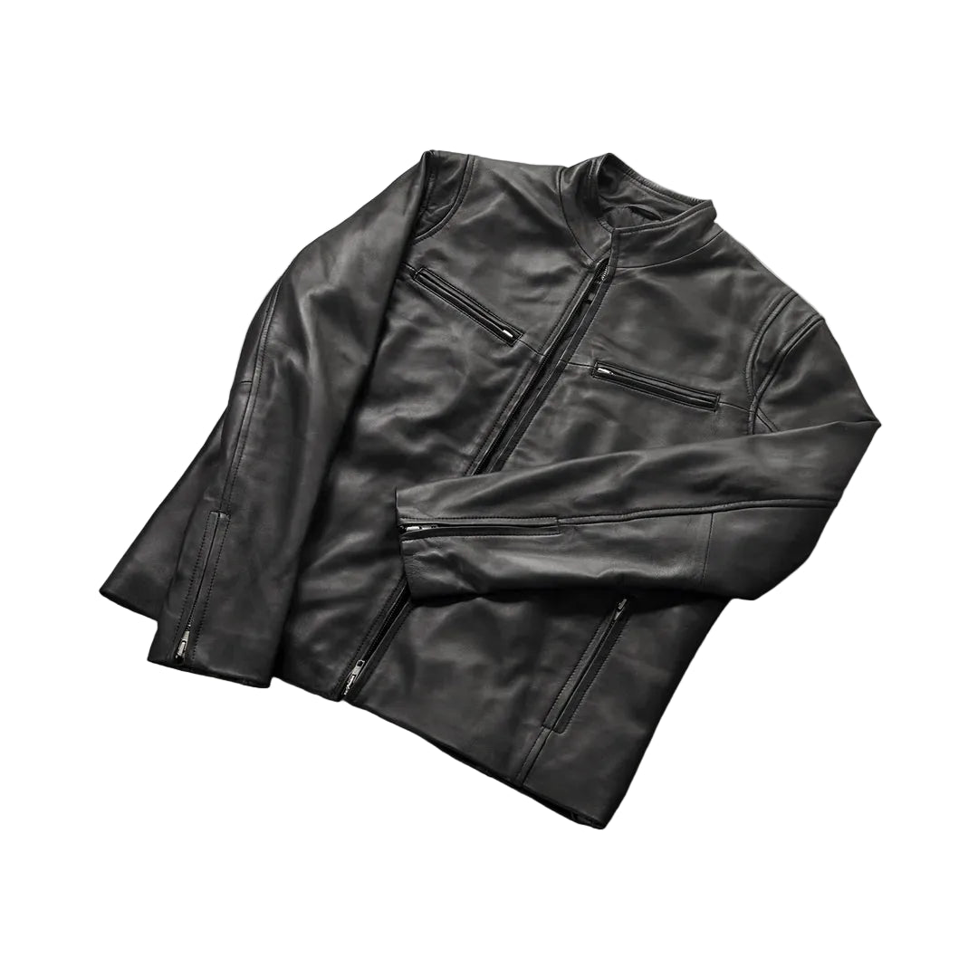  Black Leather Jacket - Bestracewear
