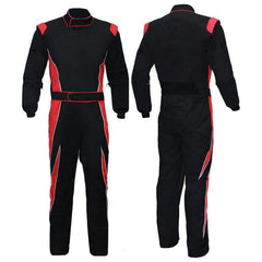 Black & Red Go Kart Racing Suit - Bestracewear