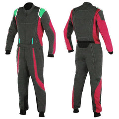 Black / Red  Go Kart Racing Suit - Bestracewear
