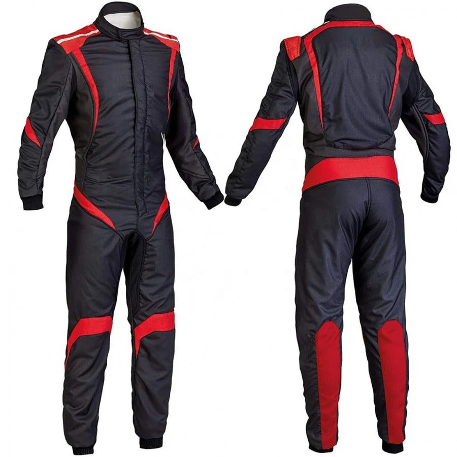 Black / Red Go Karting Suit - Bestracewear