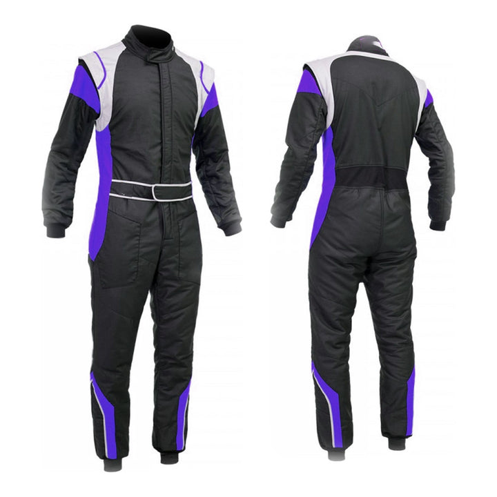  Blue & Black Go Kart Racing Suit - Bestracewear
