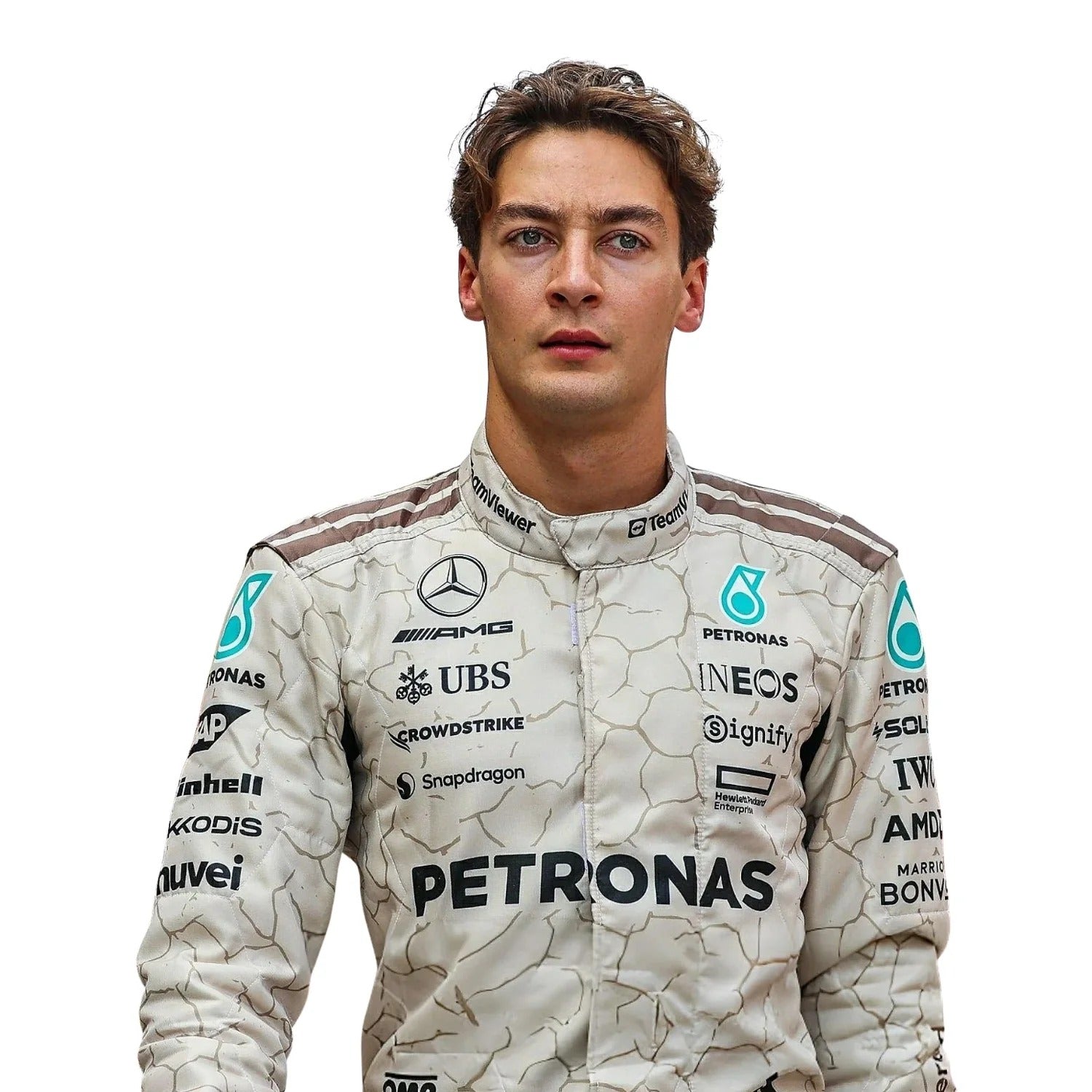 2025 George Russell & Andrea Kimi Antonelli USA Austin GP F1 Racing Suit - Bestracewear