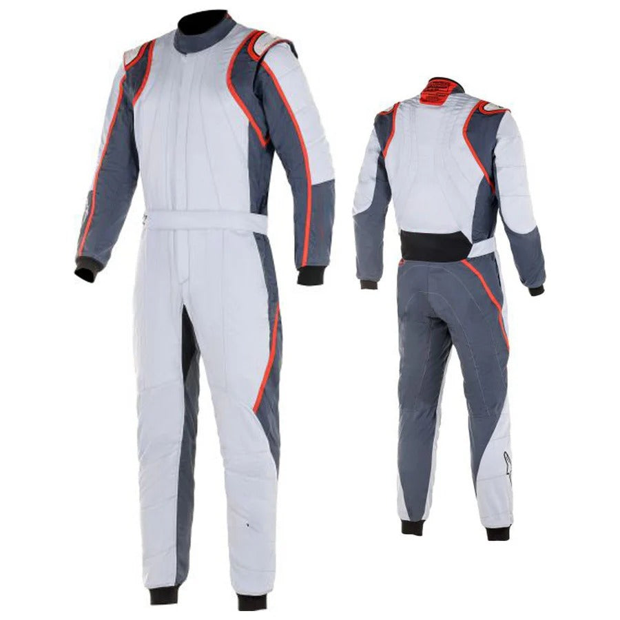 Go Kart Race Suit White -Bestracewear