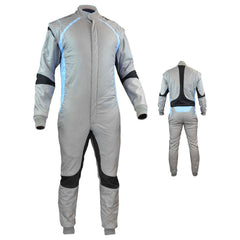Grey Go Kart Racing Suit - Bestracewear