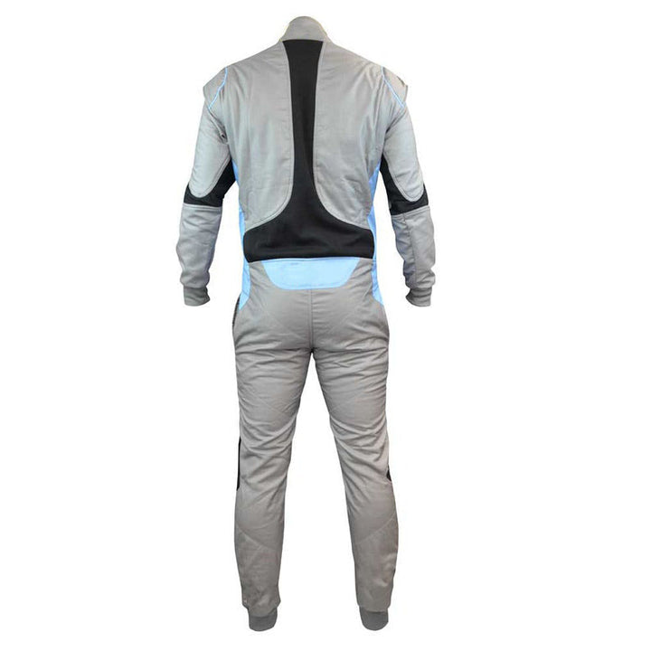 Grey Go Kart Racing Suit - Bestracewear