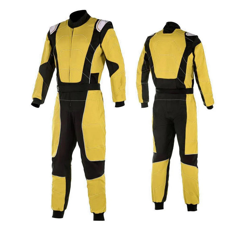 Yellow Go Karting Suit - Bestracewear