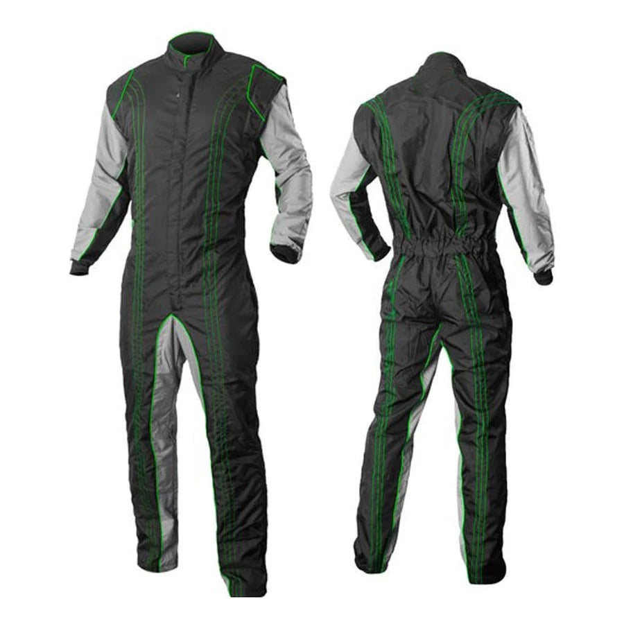 Karting Race Suit Black & Gray Bestracewear