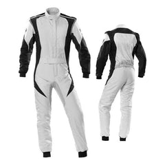 Go Kart White Race Suit Bestracewear