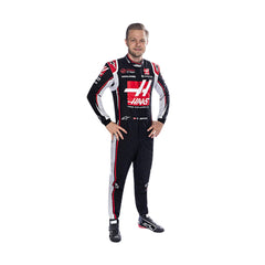 Kevin Magnussen 2020 ]F1 racing suit – sharp black and white design